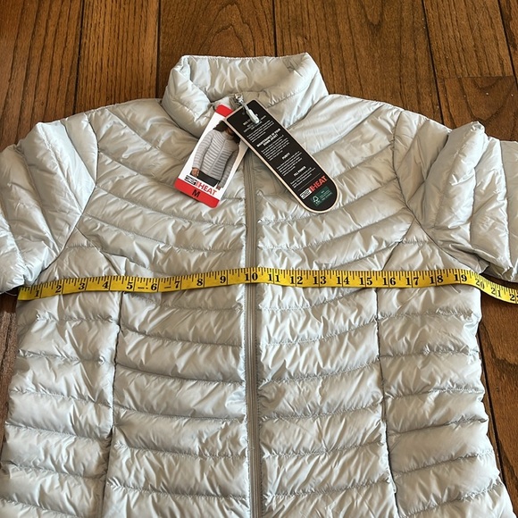 32 Degrees Women's Light Gray Mid Light Puffer Jacket Size M New With Tag - Picture 5 of 10